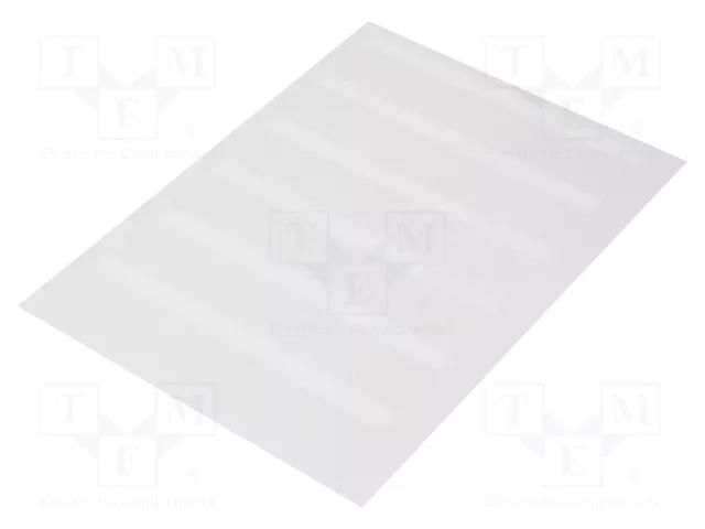Label; 25.4mm; 44.5mm; white; -40÷150°C; 5.1÷10.1mm2; Thk: 25um HELLERMANNTYTON TAG134LA4-1104
