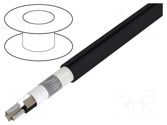 Wire: data transmission; 2x20AWG; black; Cu,tinned; -50÷90°C; 600V BELDEN 8412.010100