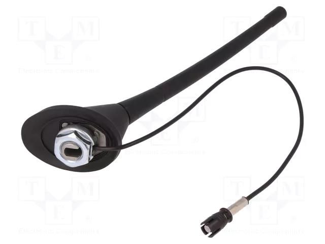 Antenna; car top; 175mm; AM,FM; VW; 0.3m; Rod inclination: constant 4CARMEDIA ANT.05