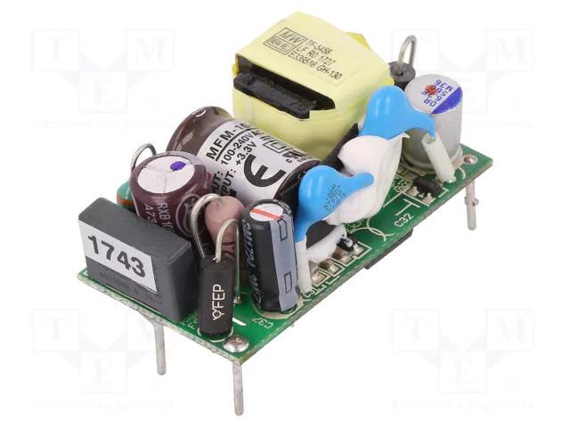 Converter: AC/DC; 8W; 80÷264VAC; OUT: 1; 3.3VDC; 2.5A; -30÷85°C; PCB MEAN WELL MFM-10-3.3