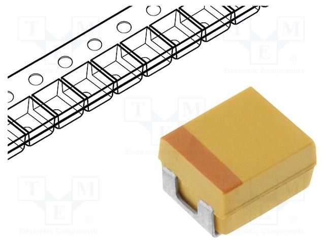 Capacitor: tantalum; 47uF; 10VDC; SMD; B; 1411; ±10%; -55÷125°C; TAJ KYOCERA AVX TAJB476K010RNJ