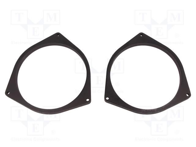 Spacer ring; MDF; 165mm; Audi; impregnated; 2pcs. BASSER D.MDF.AUDI10