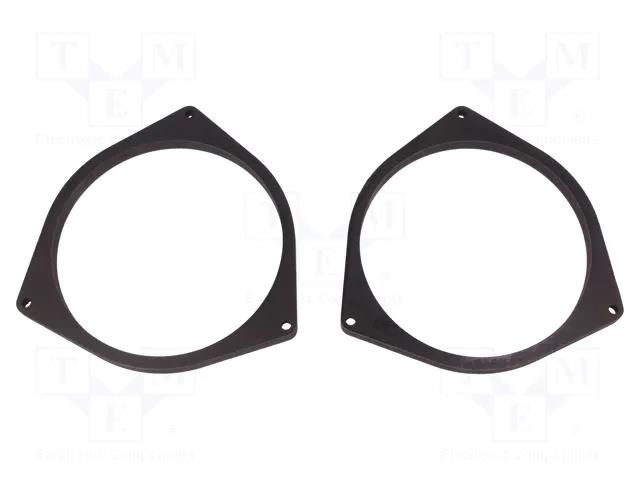 Spacer ring; MDF; 165mm; Audi; impregnated; 2pcs. BASSER D.MDF.AUDI10