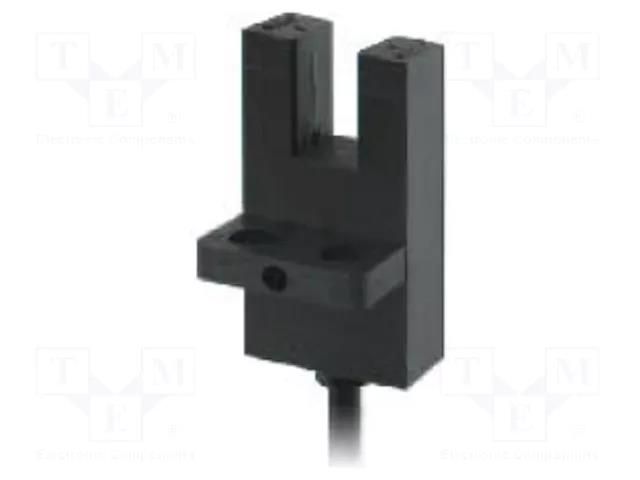 Sensor: photoelectric; Range: 5mm; NPN; DARK-ON,LIGHT-ON; 1m OMRON EE-SX673-WR