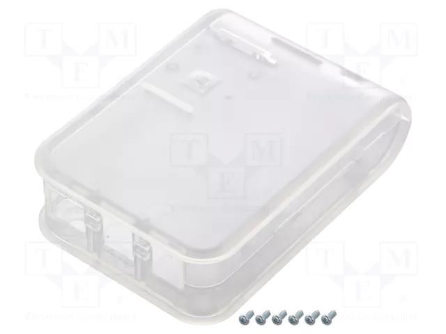 Enclosure: for computer; Raspberry Pi 2,Raspberry Pi B+; ABS HAMMOND HM-1593HAMPI3CLR