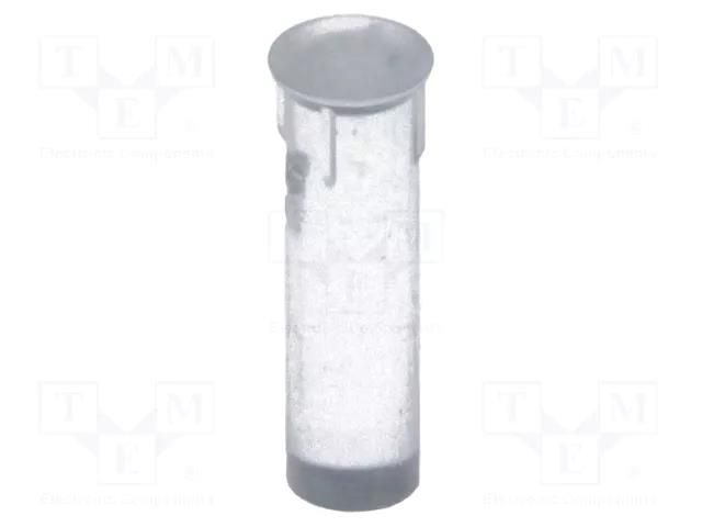 Fiber for LED; Ø2.3mm; L: 7mm; round; Front: flat; straight FIX&FASTEN FIX-LEMB2-7V0-F