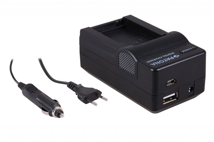 PATONA 4in1 Charger for Nikon 1 J5, EN-EL24, ENEL24, PATONA 5674