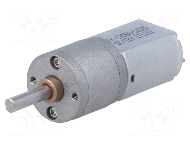 Motor: DC; with gearbox; 12VDC; 1.6A; Shaft: D spring; 57rpm; 250: 1 POLOLU POLOLU-3494