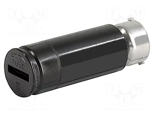 Adapter; 6.3x32mm; 10A; 500VAC; FEC; black; UL94V-0; IP40; -40÷85°C SCHURTER 0031.1613
