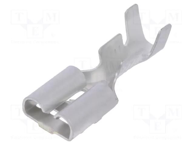 Terminal: flat; 6.3mm; 0.8mm; female; 1÷2.5mm2; crimped; for cable IMP 674.08.01.3