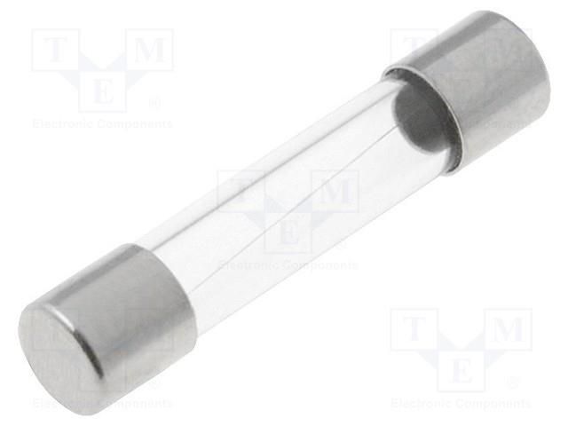 Fuse: fuse; 63mA; 250VAC; quick blow; cylindrical,glass; 6.3x32mm ESKA ZGS-0.063A