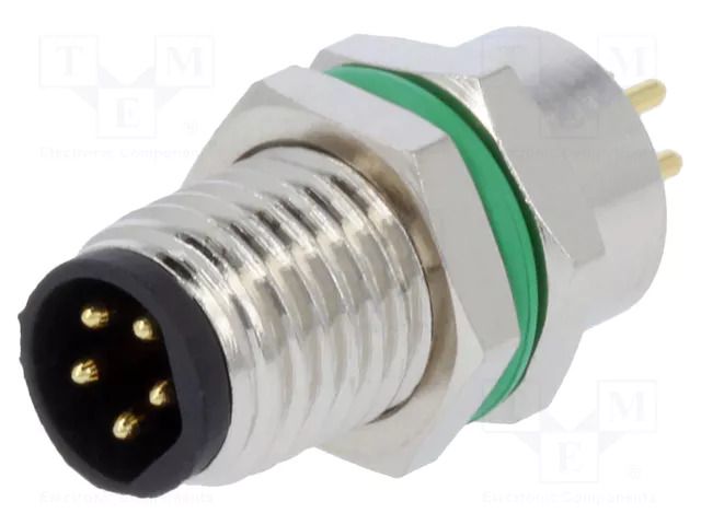 Connector: M8; male; PIN: 5; 3A; 30V; IP65,IP67; straight; socket DEGSON ELECTRONICS SM8-D52C-B5K-0