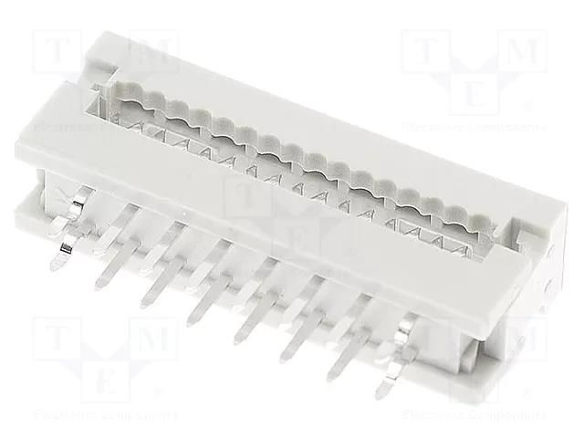 Connector: IDC; PIN: 16; SEK; IDC,THT; for ribbon cable; 2.54mm; 2x8 HARTING 09181169622