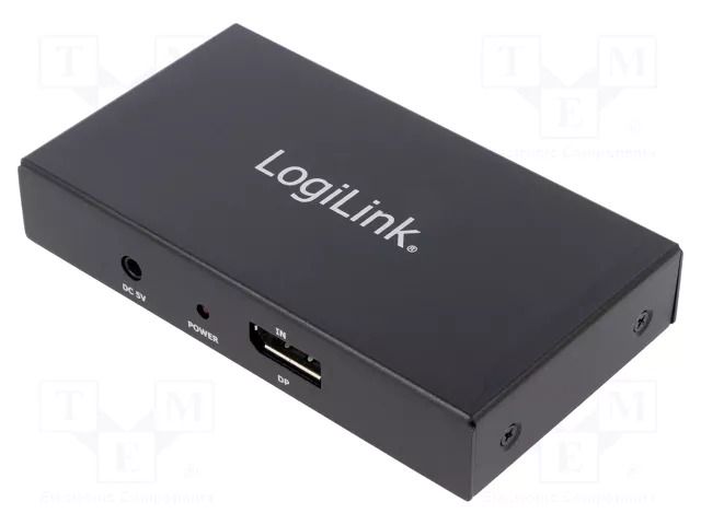 Splitter; DisplayPort 1.2,HDMI 1.4; 3D,4K,HDCP,LPCM,UHD 2160p LOGILINK CV0093