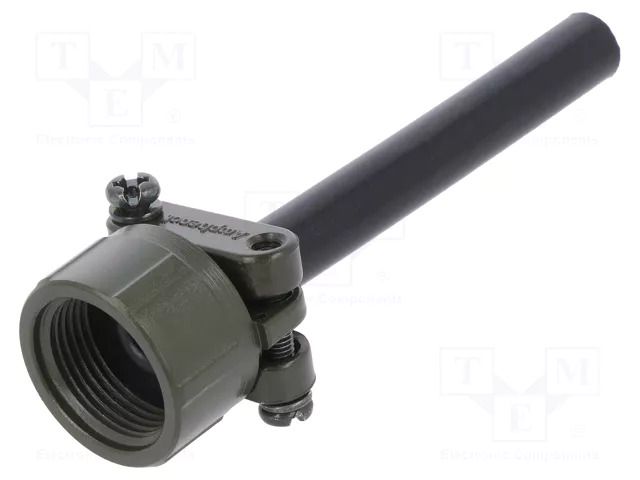 Cable hood and fastener; olive; size 10SL,size 12S; 5.6mm; MS/DS AMPHENOL DS3057-4A