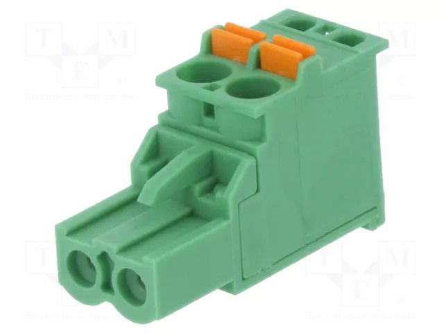 Connector: pluggable terminal block; plug; female; 12A; 250V; 1x2 PHOENIX CONTACT FKCVR2.5/2-ST