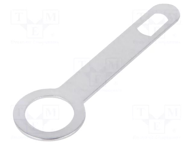 Tip: solder lug ring; 0.3mm; M4; screw; silver plated; brass OSTERRATH STO-M4
