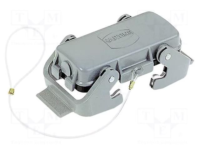 Protection cover; size 16B; Han; with double latch; metal HARTING 09300165422