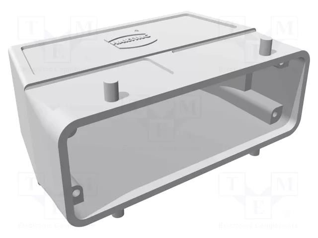 Enclosure for connectors: HDC; size 24B; for cable; Han® B; IP65 HARTING 09300240801