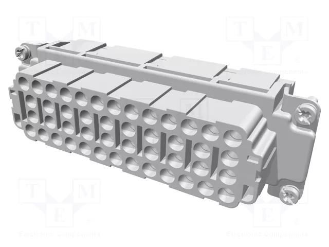 Connector: HDC; contact insert; female; 16A; 500V; Han® EE; PIN: 46 HARTING 09320463111