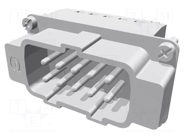 Connector: HDC; contact insert; male; Han® ESS; PIN: 10; 10+PE; 16A HARTING 09330102672