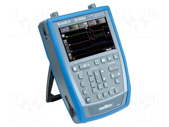 Handheld oscilloscope; 100MHz; 12bit; colour,LCD TFT 7"; Ch: 2 METRIX OX9102