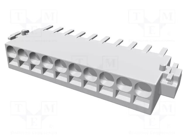 Connector: wire-board; female; PIN: 10; 2.54mm; har-flexicon®; SMT HARTING 14011013102000