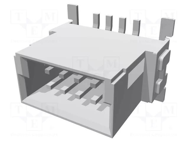 Connector: PCB-cable/PCB; socket; male; PIN: 8; har-flex®; vertical HARTING 15120082601000