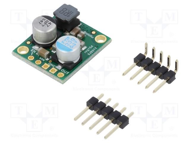 Converter: step down; Uout: 5V; Uin: 6÷38V; 5A; 85÷95%; 17.8x17.8mm POLOLU POLOLU-2851