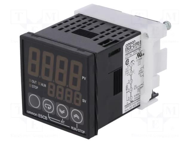 Module: regulator; Pt100; temperature; SSR; OUT 2: SPST-NO; E5CB OMRON E5CB-Q1PD