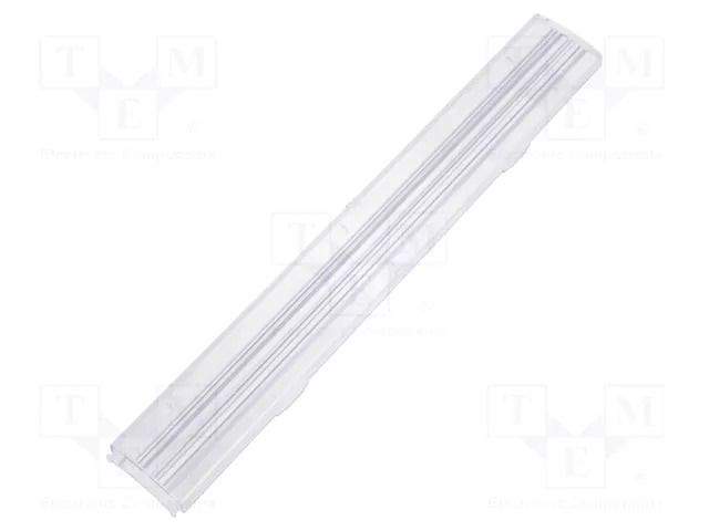 LED lens; rectangular; polycarbonate; transparent LEDIL F16048