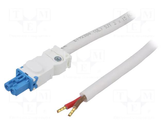 Power cable; cascade connection; 24÷48VDC; 025; female; 2m STEGO 244360