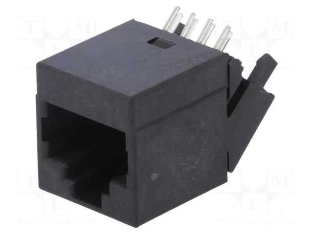Connector: RJ45; socket; PIN: 8; Cat: 5; 8p8c; THT; angled ENCITECH RJJU88142E7A025