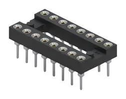 DIP SOCKET, 16POS, 2.54MM, THROUGH HOLE 110-47-316-41-001000