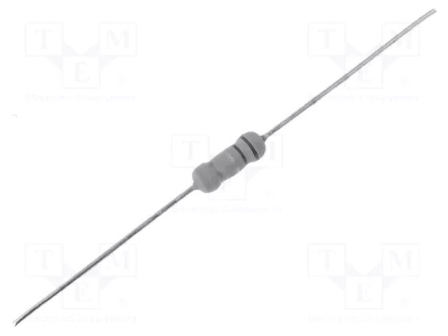 Resistor: metal film; THT; 3.9kΩ; 1W; ±1%; Ø0.54x28mm; Ø3.5x10mm ROYALOHM 1W-3K9-1%