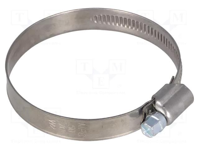Worm gear clamp; W: 12mm; Clamping: 50÷70mm; DD; W2; DIN 3017 MPC INDUSTRIES MPC-DD2050