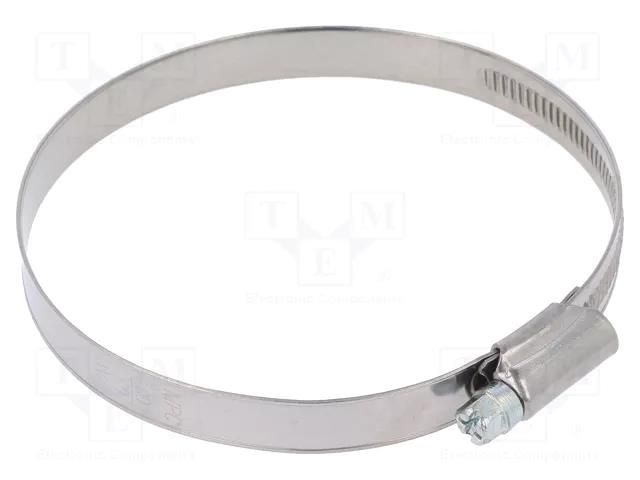 Worm gear clamp; W: 12mm; Clamping: 80÷100mm; DD; W2; DIN 3017 MPC INDUSTRIES MPC-DD2080