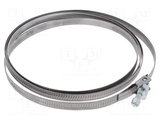 Worm gear clamp; W: 9mm; Clamping: 25÷550mm; EF; W2; DIN 3017 MPC INDUSTRIES MPC-EF2550