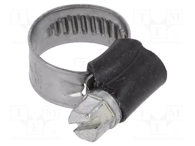 Worm gear clamp; W: 9mm; Clamping: 8÷14mm; steel; ST; W1; DIN 3017 MPC INDUSTRIES MPC-ST008