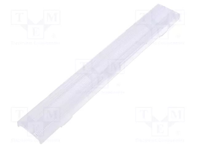 LED lens; rectangular; polycarbonate; transparent; H: 12mm LEDIL F15524