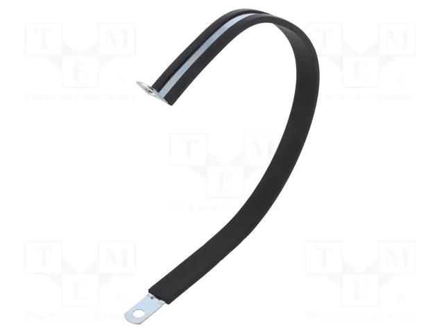 Fixing clamp; ØBundle : 110mm; W: 13mm; steel; Cover material: EPDM MPC INDUSTRIES MPC-LKD1531