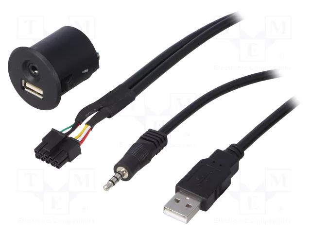 USB/AUX adapter; Iveco; Iveco Daily 2017-> PER.PIC. USB.IVECO.01