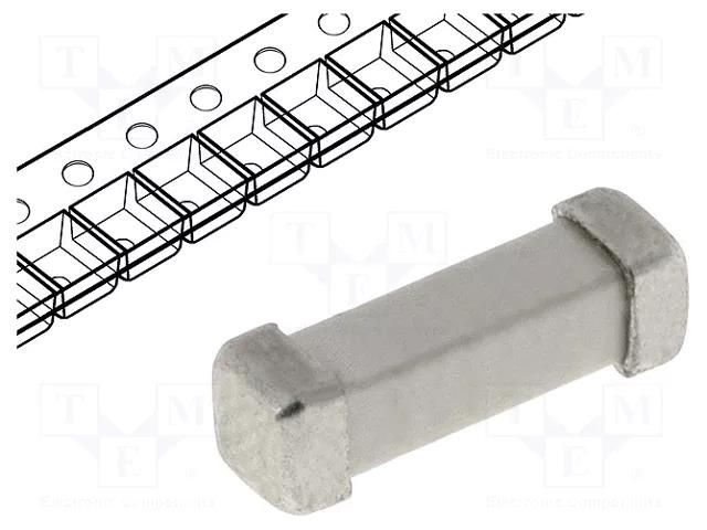 Fuse: fuse; 125mA; 250VAC; 125VDC; time-lag; ceramic; SMD; UMT 250 SCHURTER 3403.0157.11