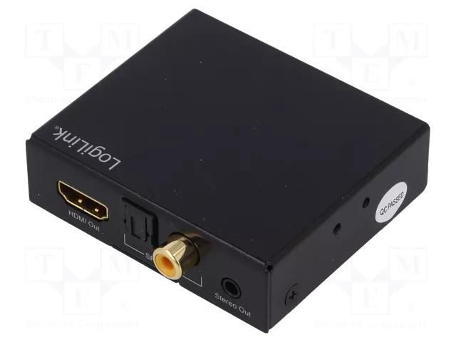 Splitter; Support: HDCP; black; Input: HDMI socket LOGILINK CV0054A