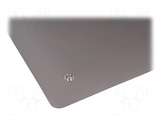 Mat: bench; ESD; grey; L: 0.9m; Width: 0.6m; Thick: 2mm EUROSTAT GROUP ERS-322003609