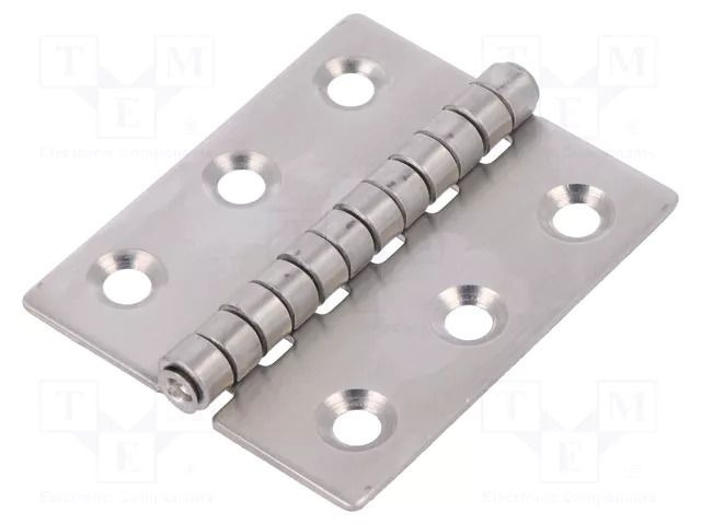 Hinge; Width: 60mm; A2 stainless steel; H: 50mm KRAFTBERG ZAW-D-50X60X1.5-A2