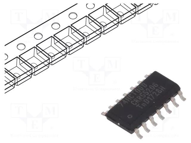 IC: digital; NAND; Ch: 4; IN: 2; CMOS,TTL; SMD; SO14; 4.5÷5.5VDC; HCT NEXPERIA 74HCT00D.653