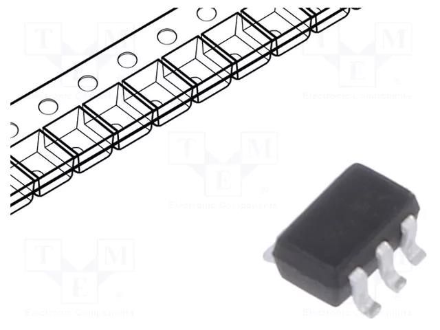 IC: digital; NOT; Ch: 1; SMD; SOT353; 1.65÷5.5VDC; -40÷125°C; LVC DIODES INCORPORATED 74LVC1G04SE-7