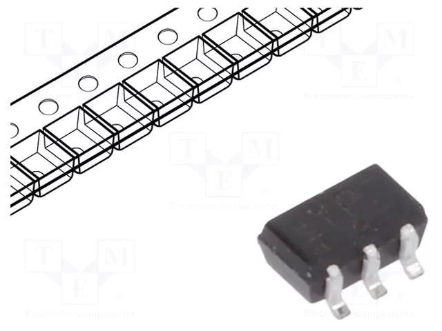 IC: digital; multiplexer; Ch: 1; IN: 2; CMOS,TTL; SMD; SC88; LVC NEXPERIA 74LVC1G157GW.125