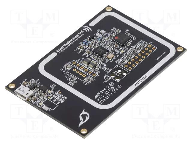 RFID reader; 4.5÷5.5V; MIFARE,NTAG2,ULTRALIGHT; USB; antenna ECCEL CHILLI-USB-B1